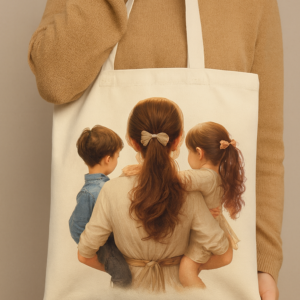 Tote bag personalizada con diseño elaborado