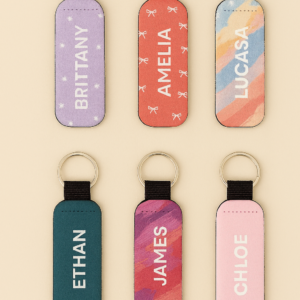 Llavero de neopreno sublimable con nombre