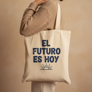 Tote bag personalizada con frase motivadora
