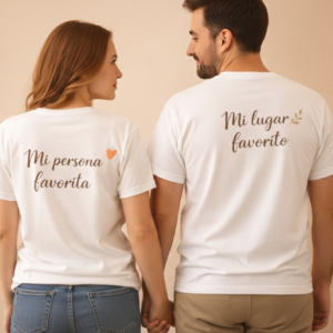 Vista trasera camiseta mi persona favorita