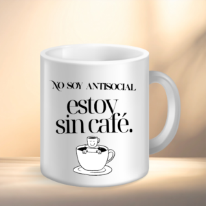 Taza personalizada con frase